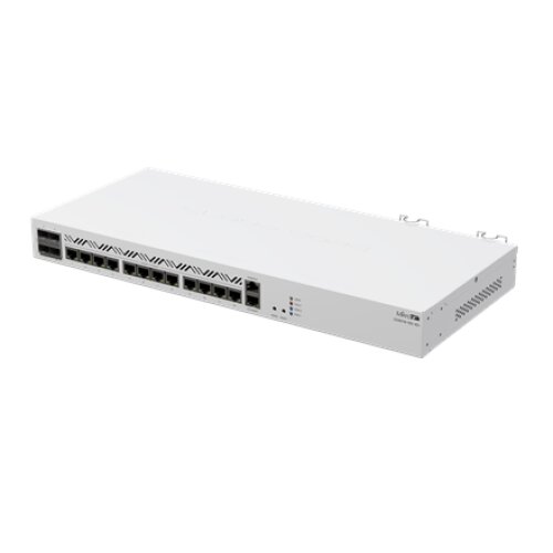 Mikrotik Cloud Core Router CCR2116-12G-4S+, 16-CORE 2 GHZ ARM CPU, 16 GB DDR4 RAM, 4x10G SFP+ ports, 13xGigabit LAN ports, 1x RJ45 Serial port, 1x M.2 slots, 16 core CPU, 16 GB RAM, Dual redundant power supply, RouterOS L6 , MikroTik , Cloud Core Router ,