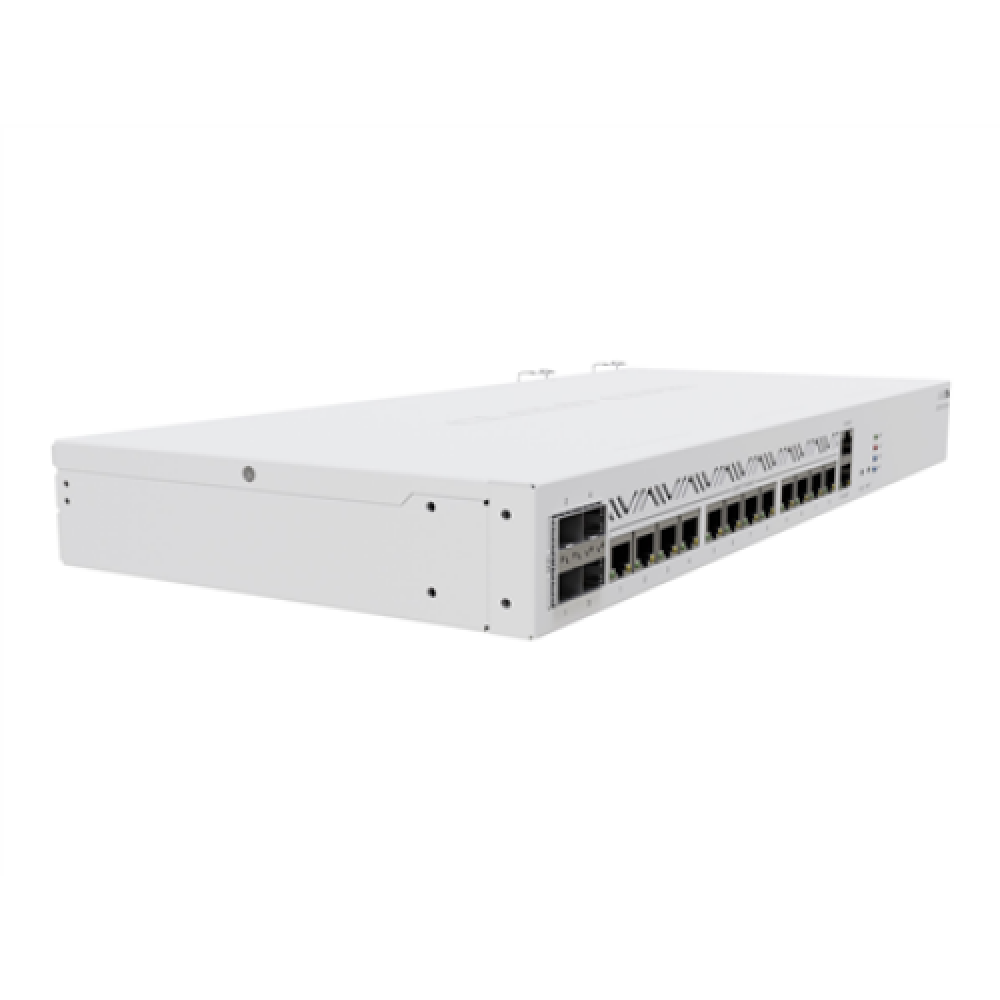 Mikrotik Cloud Core Router CCR2116-12G-4S+, 16-CORE 2 GHZ ARM CPU, 16 GB DDR4 RAM, 4x10G SFP+ ports, 13xGigabit LAN ports, 1x RJ45 Serial port, 1x M.2 slots, 16 core CPU, 16 GB RAM, Dual redundant power supply, RouterOS L6 , Cloud Core Router , CCR2116-12