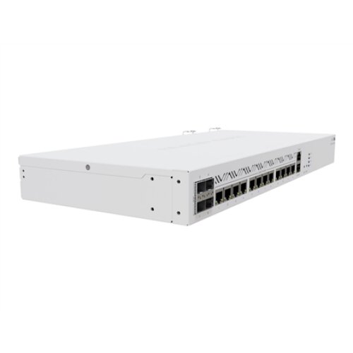 Mikrotik Cloud Core Router CCR2116-12G-4S+, 16-CORE 2 GHZ ARM CPU, 16 GB DDR4 RAM, 4x10G SFP+ ports, 13xGigabit LAN ports, 1x RJ45 Serial port, 1x M.2 slots, 16 core CPU, 16 GB RAM, Dual redundant power supply, RouterOS L6 , MikroTik , Cloud Core Router ,