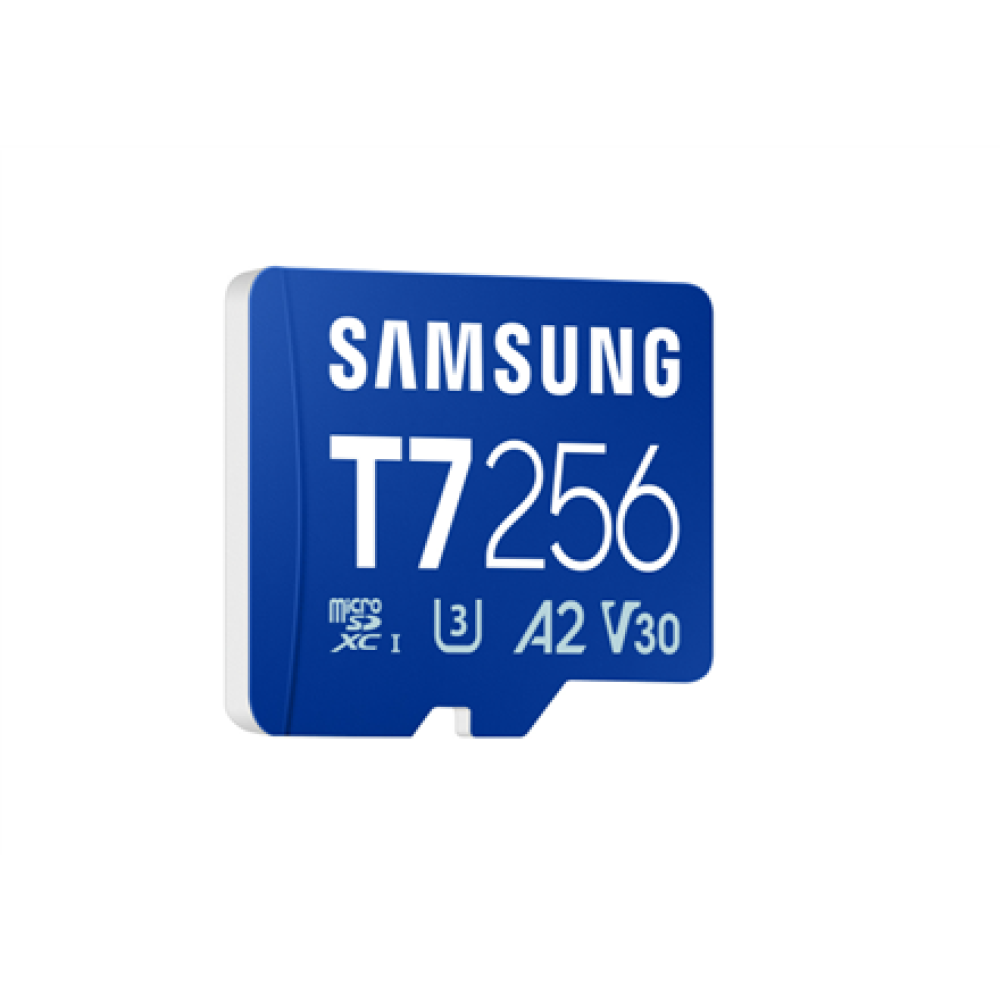 Samsung MicroSD card , T7 , 256 GB , microSDXC , Flash memory class U3, V30, A2