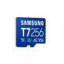 Samsung MicroSD card , T7 , 256 GB , microSDXC , Flash memory class U3, V30, A2
