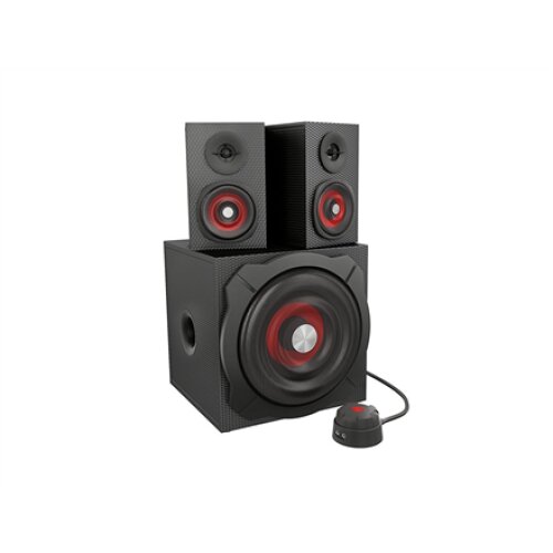 GENESIS Helium 610BT Computer Speakers, Wired, Bluetooth, Black , Genesis , Helium 610BT , Bluetooth , Red/Black