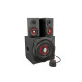 GENESIS Helium 610BT Computer Speakers, Wired, Bluetooth, Black , Genesis , Helium 610BT , Bluetooth , Red/Black