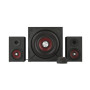 GENESIS Helium 610BT Computer Speakers, Wired, Bluetooth, Black , Genesis , Helium 610BT , Bluetooth , Red/Black