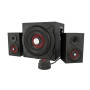 GENESIS Helium 610BT Computer Speakers, Wired, Bluetooth, Black , Genesis , Helium 610BT , Bluetooth , Red/Black