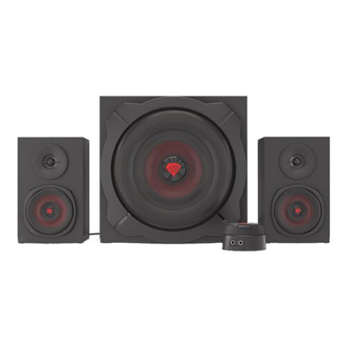 GENESIS Helium 610BT Computer Speakers, Wired, Bluetooth, Black , Genesis , Helium 610BT , Bluetooth , Red/Black