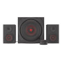 GENESIS Helium 610BT Computer Speakers, Wired, Bluetooth, Black , Genesis , Helium 610BT , Bluetooth , Red/Black