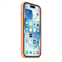 Apple , Silicone Case with MagSafe , Case with MagSafe , Apple , iPhone 15 , Silicone , Orange Sorbet
