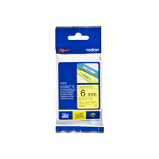 Brother , TZe-611 Laminated Tape , Black on Yellow , TZe , 8 m , 6 cm