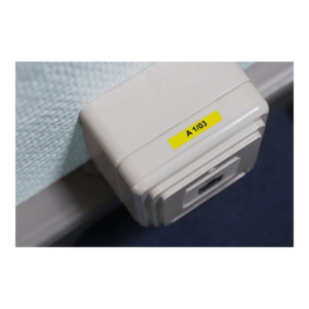 Brother , TZe-611 Laminated Tape , Black on Yellow , TZe , 8 m , 6 cm