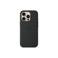 Apple Case with MagSafe , Apple , iPhone 16 Pro , Silicone , Black
