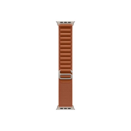 Apple , 49mm Terra Cotta Alpine Loop - Large - Natural Titanium Finish