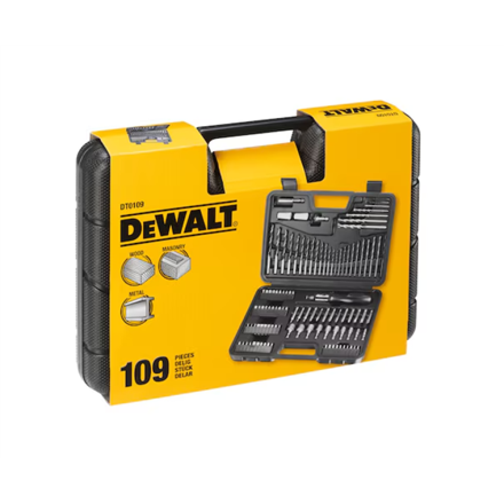DEWALT Set of drills and torsion nozzles, 109 pcs. , DT0109-QZ