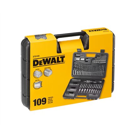DEWALT Set of drills and torsion nozzles, 109 pcs. , DT0109-QZ