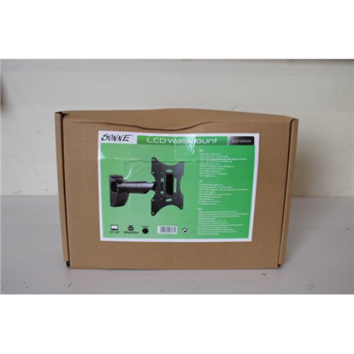 SALE OUT. Sunne LCD Bracket, 10-32, max 30kg, Tilting & Swivel & Extension Sunne DAMAGED PACKAGING, SMALL SCRATCH