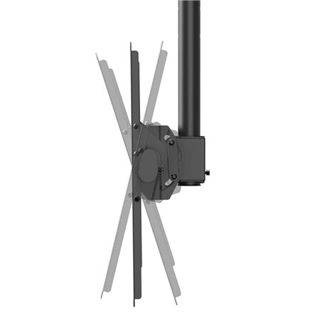 Neomounts CL35-440BL16L Monitor/TV Mount Ceiling , Adjustable Height, Rotate, Tilt, Swivel , 37-70 , Maximum weight (capacity) 50 kg , Black