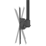 Neomounts CL35-440BL16L Monitor/TV Mount Ceiling , Adjustable Height, Rotate, Tilt, Swivel , 37-70 , Maximum weight (capacity) 50 kg , Black