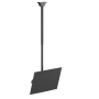 Neomounts CL35-440BL16L Monitor/TV Mount Ceiling , Adjustable Height, Rotate, Tilt, Swivel , 37-70 , Maximum weight (capacity) 50 kg , Black