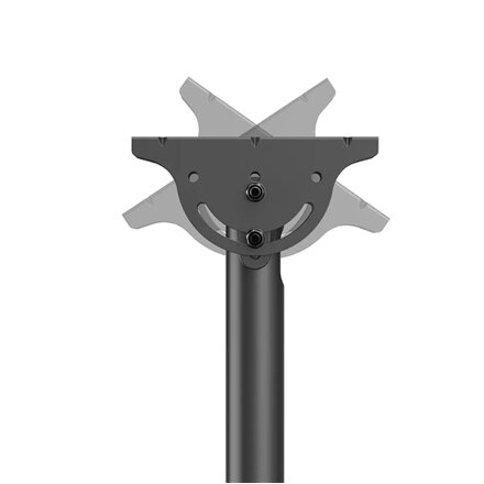 Neomounts CL35-440BL16L Monitor/TV Mount Ceiling , Adjustable Height, Rotate, Tilt, Swivel , 37-70 , Maximum weight (capacity) 50 kg , Black