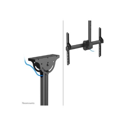 Neomounts CL35-440BL16L Monitor/TV Mount Ceiling , Adjustable Height, Rotate, Tilt, Swivel , 37-70 , Maximum weight (capacity) 50 kg , Black