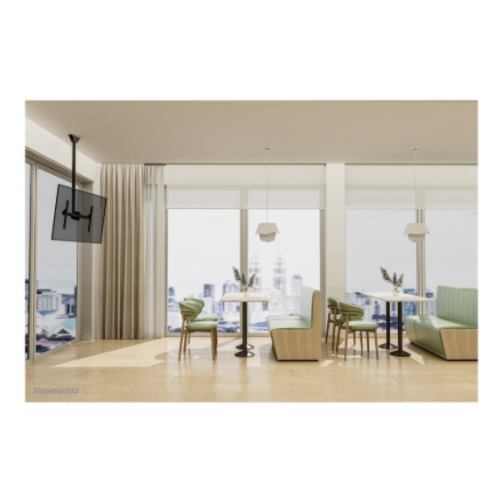 CL35-440BL16L Neomounts CL35-440BL16L Monitor/TV Mount Ceiling , Adjustable Height, Rotate, Tilt, Swivel , 37-70 , Maximum weight (capacity) 50 kg , Black