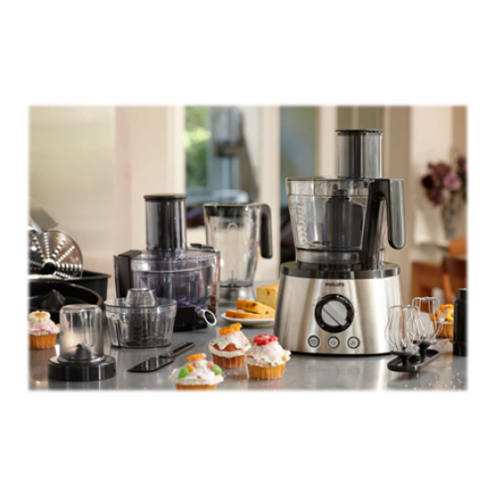 Philips , Avance Collection , Food processor HR7778/00 , 1300 W , Number of speeds 12 , Bowl capacity 3.4 L , Stainless steel