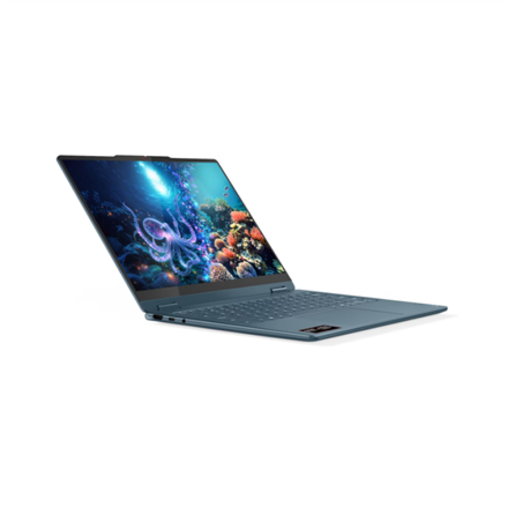Lenovo- Yoga 7 2-in-1 14AKP10 AMD , Tidal Teal , 14 , OLED , Touchscreen , WUXGA , 1920 x 1200 pixels , Glossy , AMD Ryzen AI 5 , 340 , 16 GB , Soldered LPDDR5 , Solid-state drive capacity 512 GB , AMD Radeon 840M Graphics , Windows 11 Home , 802.11be , B