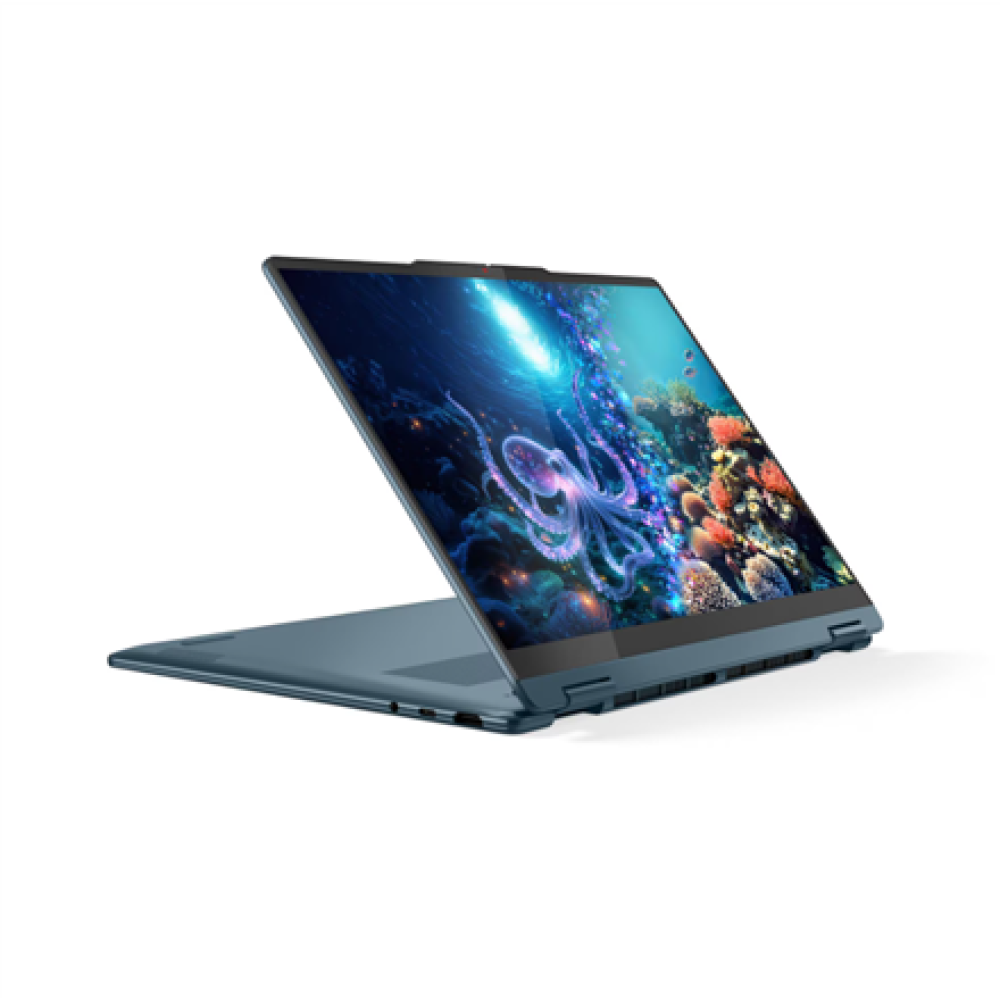 Lenovo- Yoga 7 2-in-1 14AKP10 AMD , Tidal Teal , 14 , OLED , Touchscreen , WUXGA , 1920 x 1200 pixels , Glossy , AMD Ryzen AI 5 , 340 , 16 GB , Soldered LPDDR5 , Solid-state drive capacity 512 GB , AMD Radeon 840M Graphics , Windows 11 Home , 802.11be , B