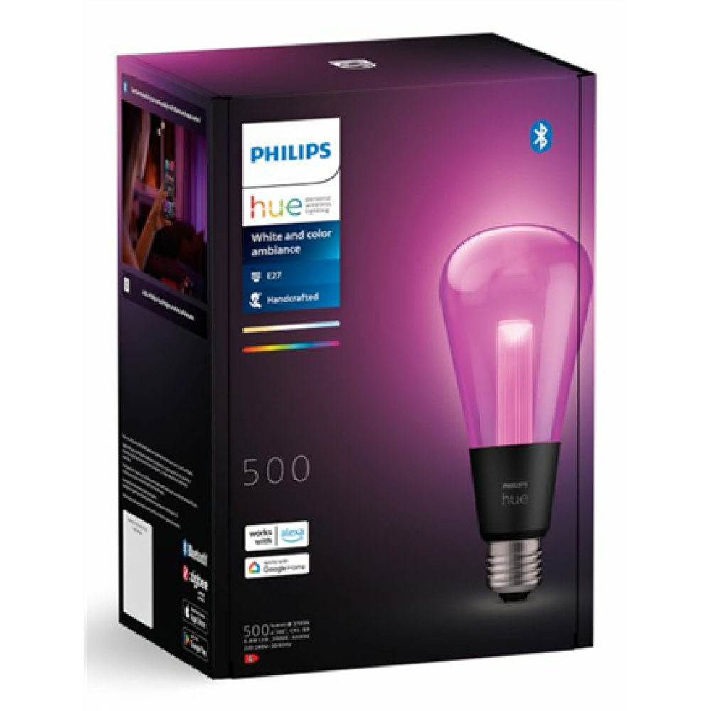 Philips Hue WCA Lightguide ST72 , E27 , 6.8 W , White and colour light