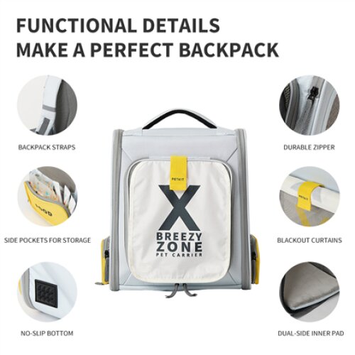 PETKIT , Pet Carrier , BP3 X ZONE , Grey