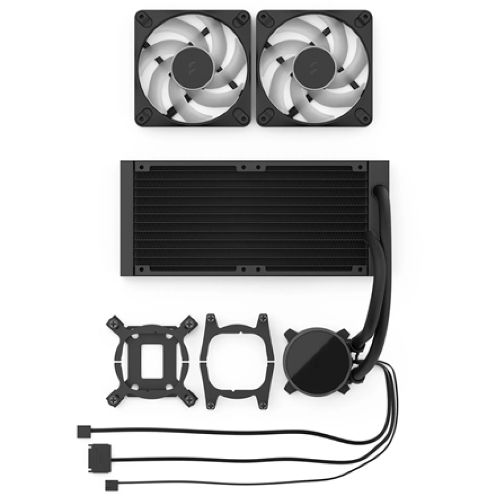 Fractal Design Water Cooling , Radius 240 RGB , Black , Intel, AMD