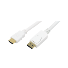 Logilink , White , Cable DisplayPort to HDMI , DP to HDMI , 2 m