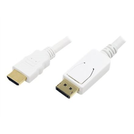 Logilink , Cable DisplayPort to HDMI , CV0055 , DP to HDMI , 2 m