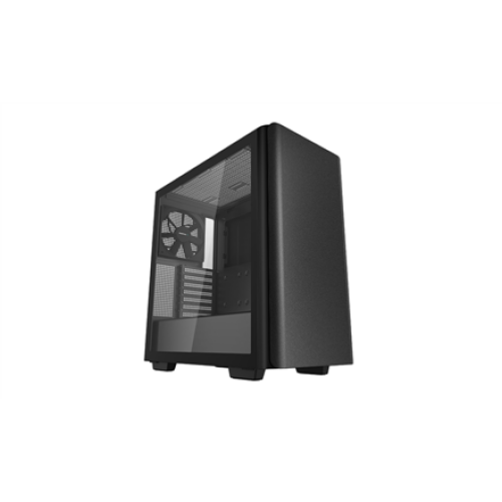 Deepcool MID TOWER CASE CK500 Side window, Black, Mid-Tower, Power supply included No
