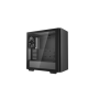 Deepcool MID TOWER CASE CK500 Side window, Black, Mid-Tower, Power supply included No