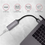 AXAGON ADE-TR Compact aluminum USB 3.2 Gen 1 Gigabit Ethernet 10/100/1000Mbit adapter with automatic installation