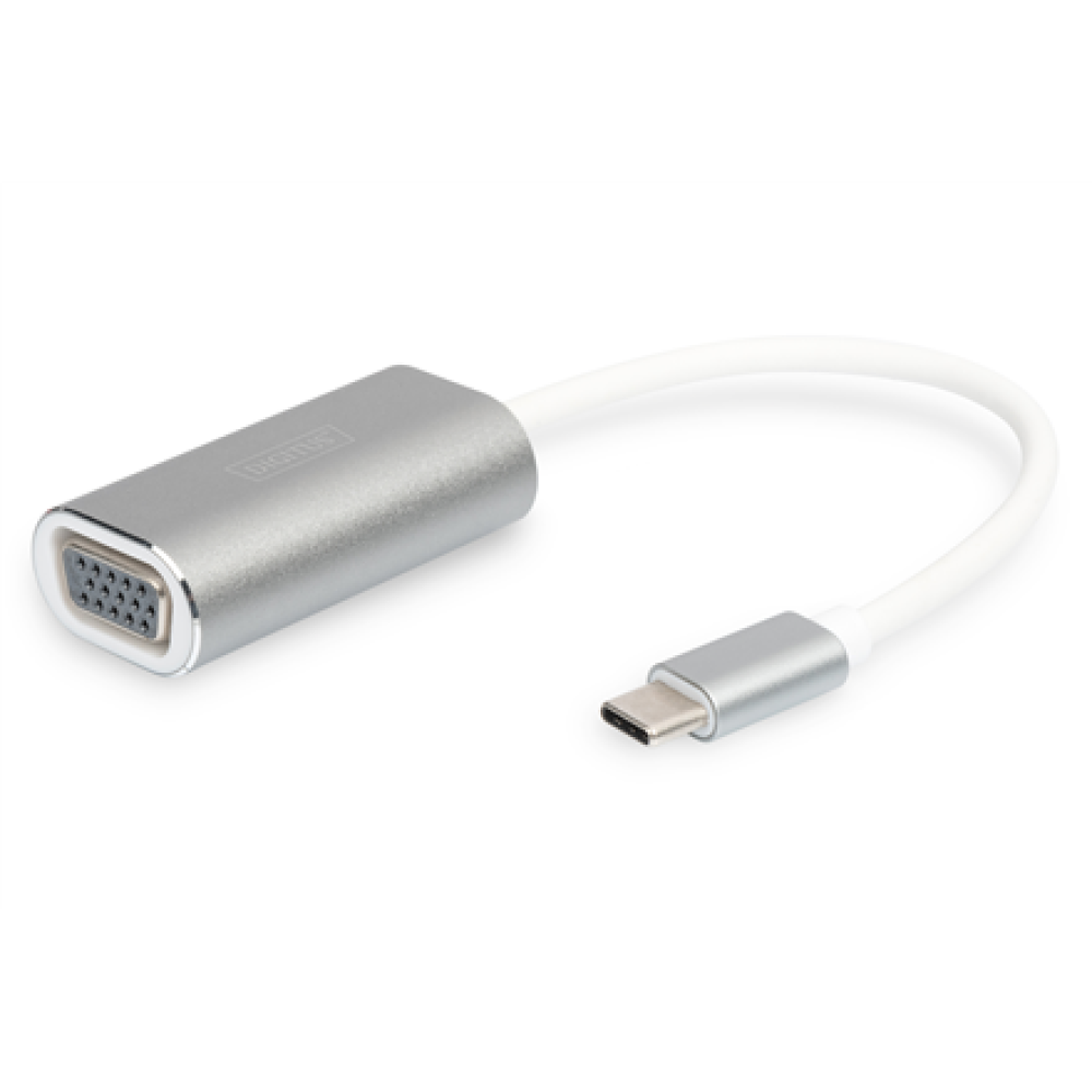 Digitus USB Type-C VGA Graphics Adapter , 0.2 m