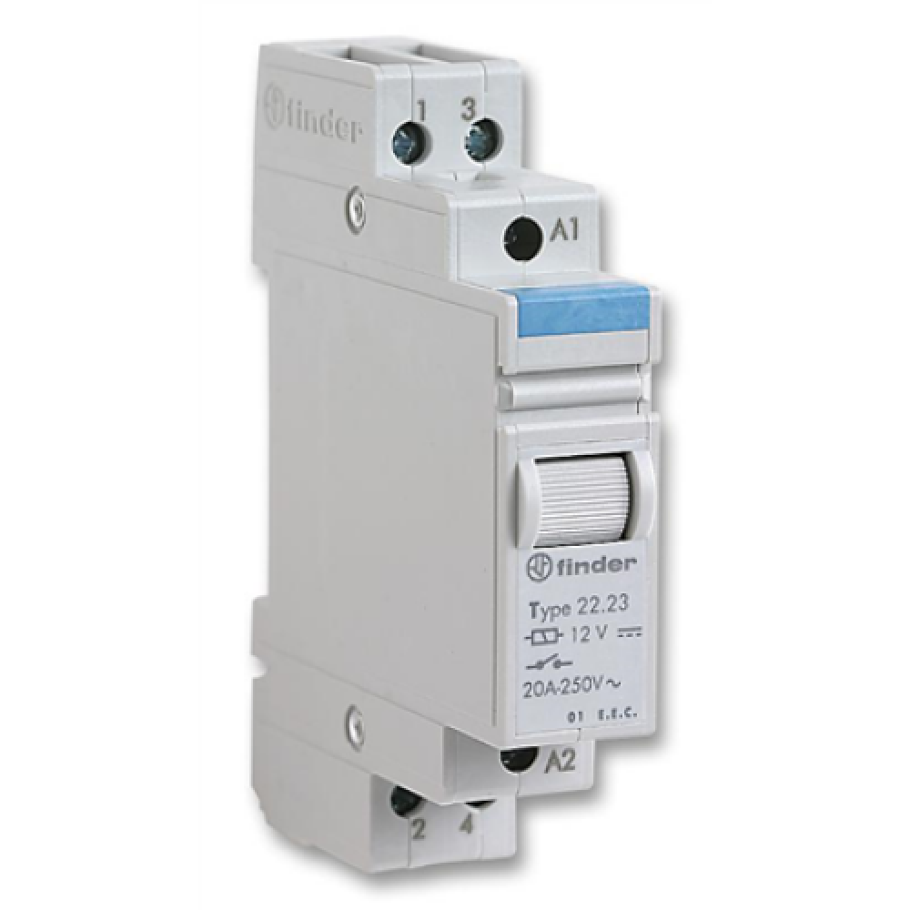 Finder Power Relay 222390124000PAS Black