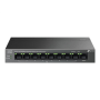 TP-LINK , 9-Port 10/100 Mbps Desktop Switch with 8-Port PoE+ , LS109P , Unmanaged , Desktop , 10/100 Mbps (RJ-45) ports quantity 9