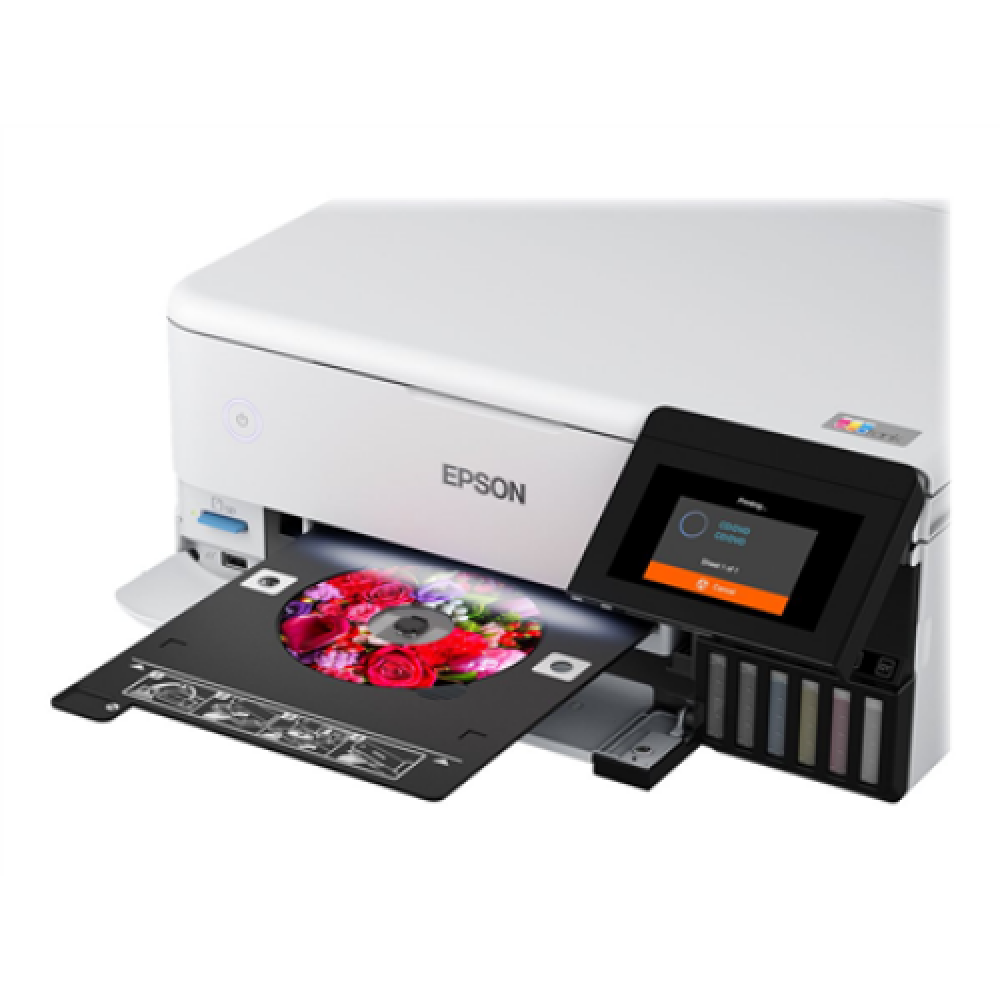 Epson Wireless Photo Printer , EcoTank L8160 , Inkjet , Colour , Inkjet Multifunctional Printer , A4 , Wi-Fi , Grey