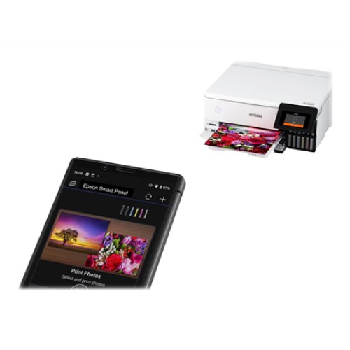 Epson , Wireless Photo Printer , EcoTank L8160 , Inkjet , Colour , Inkjet Multifunctional Printer , A4 , Wi-Fi , Grey