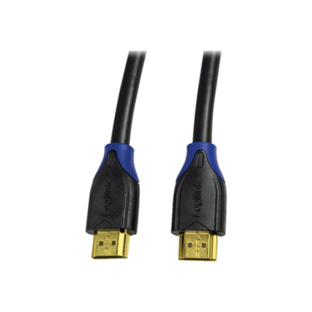 Logilink , Cable HDMI High Speed with Ethernet , Black , HDMI Type A Male , HDMI Type A Male , HDMI to HDMI , 5 m