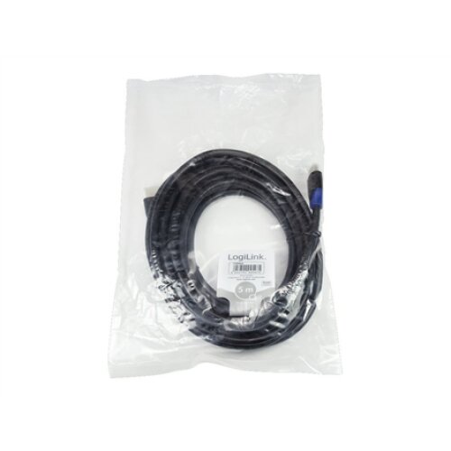 Logilink , Cable HDMI High Speed with Ethernet , CH0064 , HDMI Type A Male , HDMI Type A Male , HDMI to HDMI , 5 m