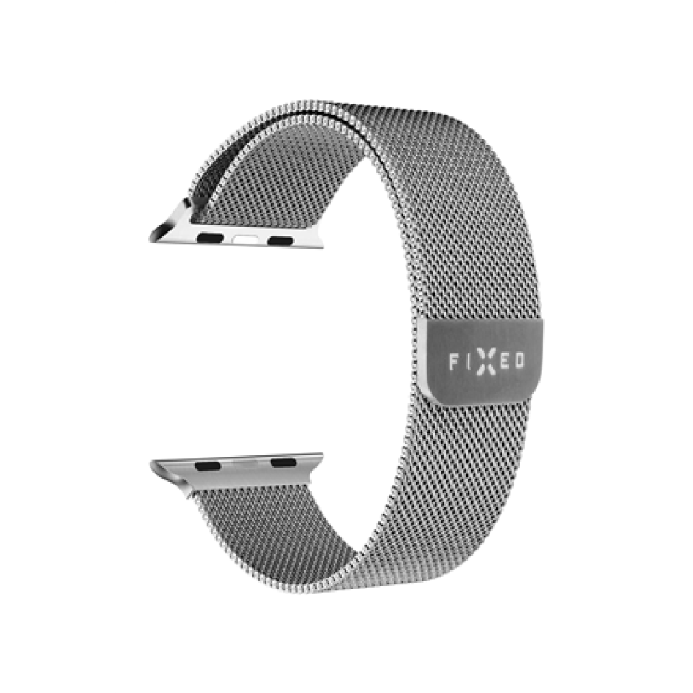 Fixed , Mesh Strap for Apple Watch 38/40/41mm , Silver