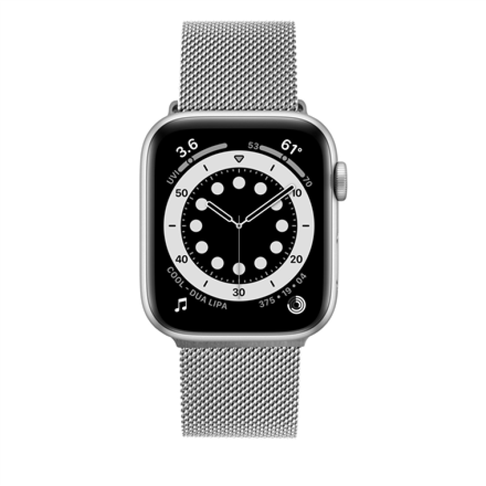 Fixed , Mesh Strap for Apple Watch 38/40/41mm , Silver
