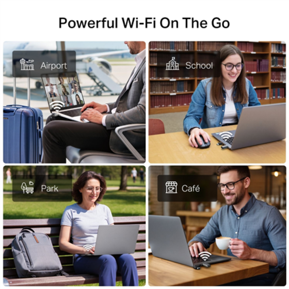 TP-LINK BE3600 Dual Band Wi-Fi 7 Mini Wireless USB Adapter , Archer TBE230U , 2.4 GHz, 5 GHz , 802.11ax , MU-MiMO No , no PoE , Antenna type Internal
