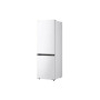 LG Refrigerator , GBBSJ1CCSW , Energy efficiency class C , Free standing , Combi , Height 186 cm , Fridge net capacity 220 L , Freezer net capacity 113 L , Display , 34 dB , Super White