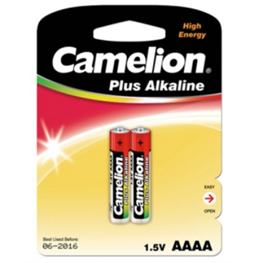 Camelion Plus Alkaline AAAA 1.5V (LR61), 2-pack (for toys, remote control and similar devices) , Camelion