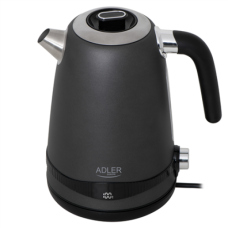 Adler Kettle , AD 1295g SS , Electric , 2200 W , 1.7 L , Stainless Steel , 360° rotational base , Grey