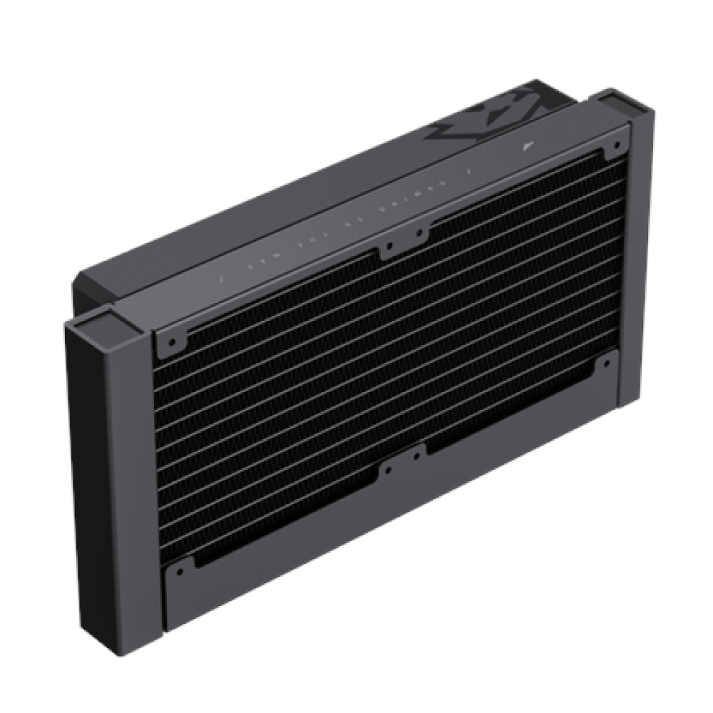 Gamemax CPU Liquid Cooler , GLACIER 240 LCD BK , Black